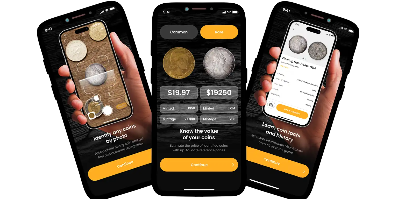Coin ID Scanner’s functions overview.
